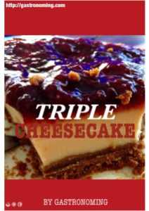 Triple cheesecake