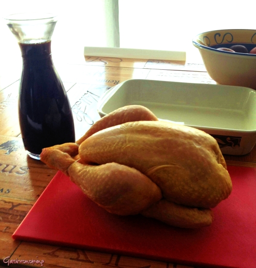 Pollo asado con salsa Teriyaki